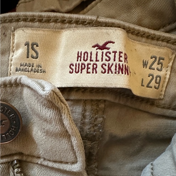 Hollister tan super skinny khaki jeans - Picture 6 of 6